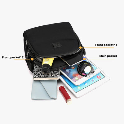2 Way-use Waterproof Lightweight Casual Backpack Shoulder Bag