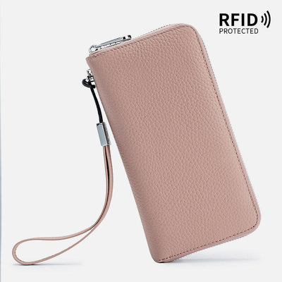 Classic Long Wallet RFID Roomy Leather Phone Purse For Women