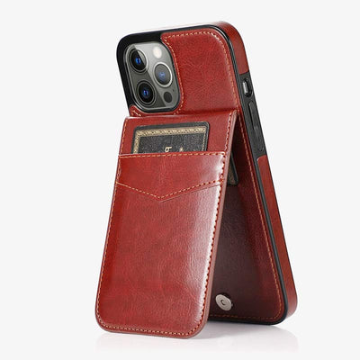 iPhone Wallet Case Quality Kickstand Phone Case with Multiple Card Slot