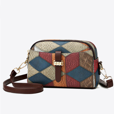Contrast Color Crossbody Bag For Women Chic Shoulder Bag