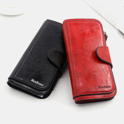 Multifunctional Vintage Large Capacity Long Wallet