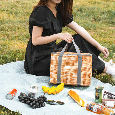 Cooler Bag For Travel Foldable Thicken Insulation Picnic Bag