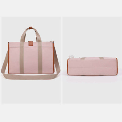 Multi-Slot Tote Bag Large Capacity Handbag for New Mom Shoping Beach Travel Purse