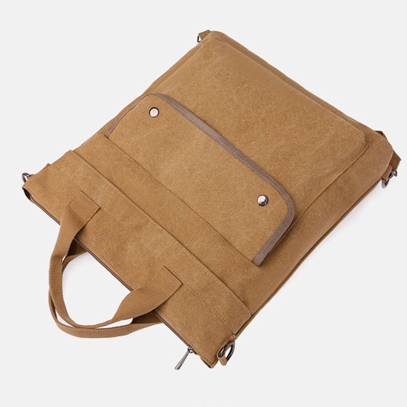 3-Way Use Large Capacity Canvas Backpack
