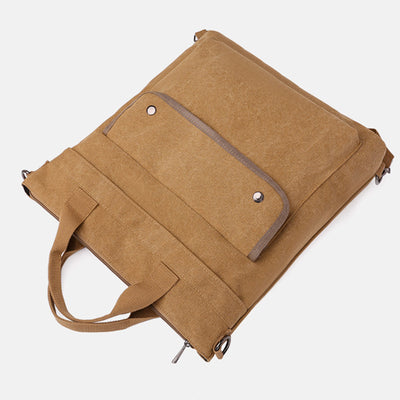 3-Way Use Large Capacity Canvas Backpack