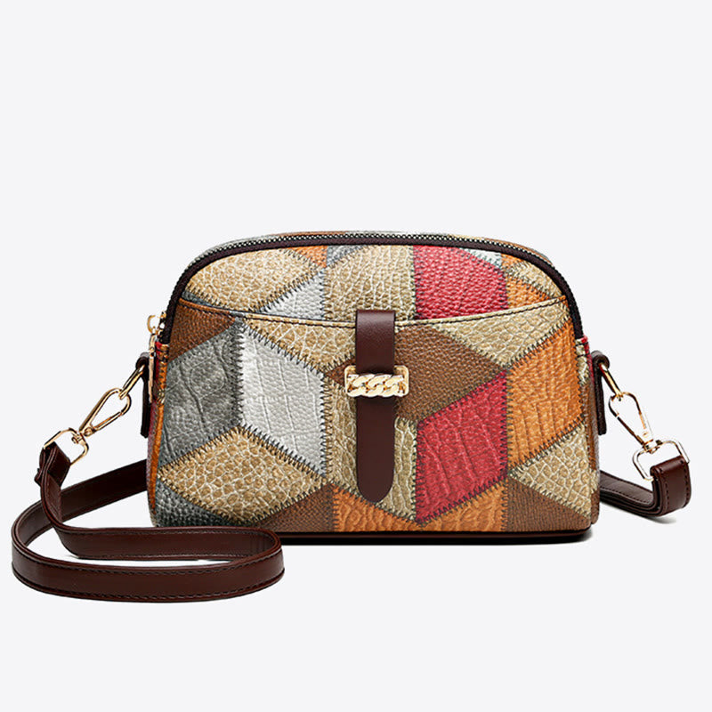 Contrast Color Crossbody Bag For Women Chic Shoulder Bag