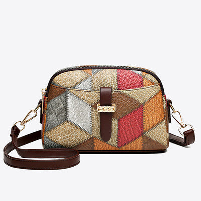 Contrast Color Crossbody Bag For Women Chic Shoulder Bag