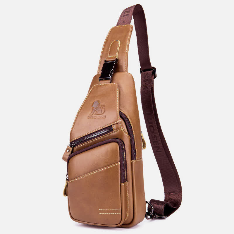 Men's Sling Bag Chest Shoulder Backpack Anti Theft Cross Body Purse