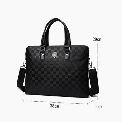 Briefcase For Men Business Trip Elegant Waterproof Crossbody Bag - image 16