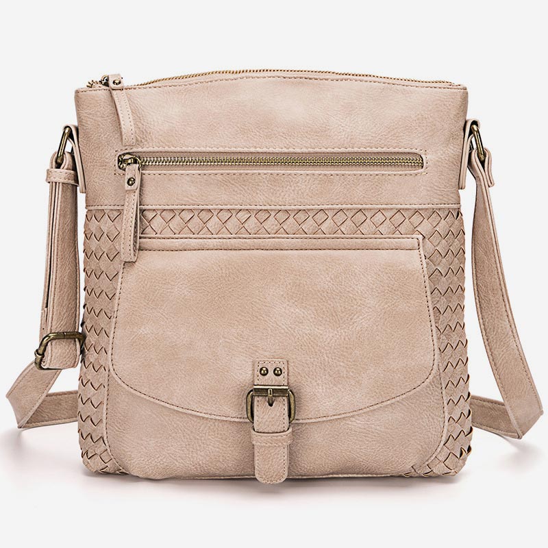 PU Leather Crossbody Bag for Women Purse Satchel Travel Tote Shoulder Bag