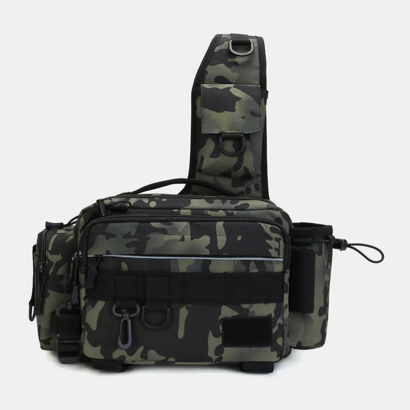 Multifunctional Large Capacity Waterproof Fishing Hiking Waist Bag Crossbody Bag