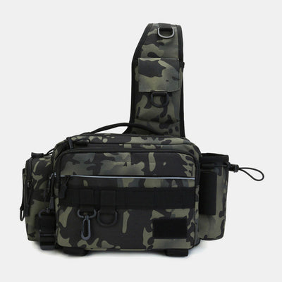 Multifunctional Large Capacity Waterproof Fishing Hiking Waist Bag Crossbody Bag