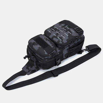 Waterproof Durable Tactical Camouflage Sling Bag With Reflective Strap
