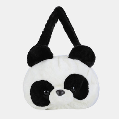 Cute Panda Shoulder Bag For Women Plush Underarm Bag