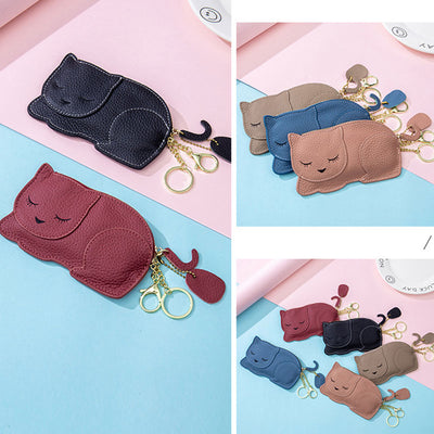 Cute Cat Slim Coin Purse