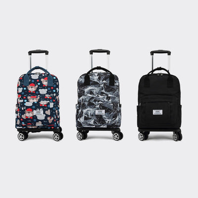 Tote Bag For Travel Waterproof Pull Rod Bag Folding Backpack