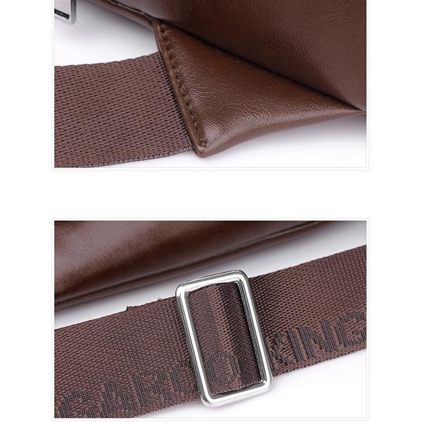 Men's Anti-theft Vintage Sling Bag with USB Charging Port