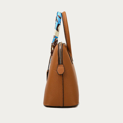Top-Handle Bag For Women Vintage Thin Silk Scarf Handle