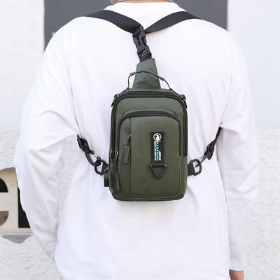 Practical Crossbody Sling Bag For Men Waterproof Travel Satchel Purse