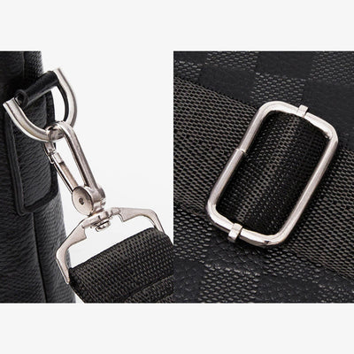Briefcase For Men Business Trip Elegant Waterproof Crossbody Bag - image 12