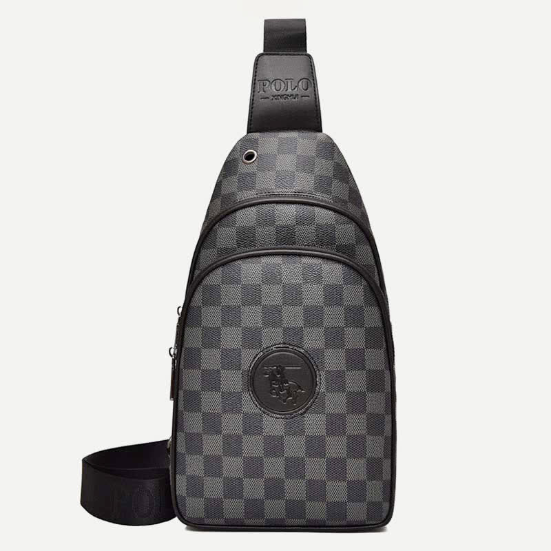 Men Outdoor Casual Travel Hiking Crossbody Chest Sling Bag One-Shoulder Strap
