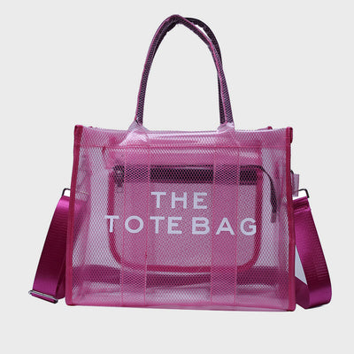 Tote Bag For Women Large Capacity Transparent PVC Crossbody Beach Bag