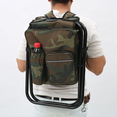 Cooler Bag For Outdoor Camping Multiple Function Foldable Beach Chair