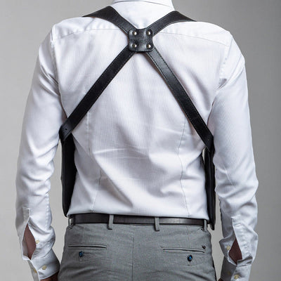 Leather Shoulder Holster For Women Men Outdoor Gentle Tactical Vest
