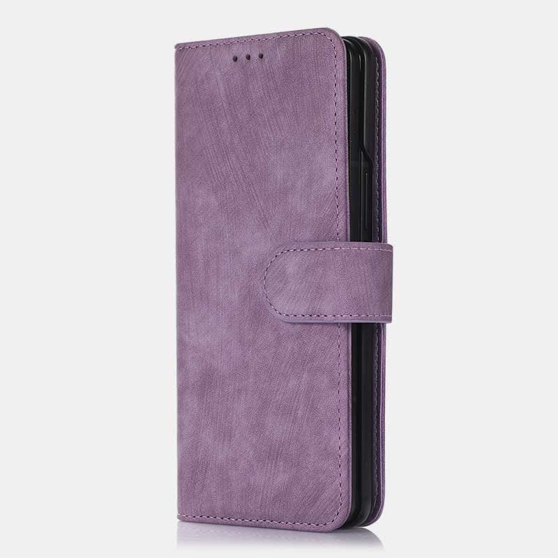 Wallet Case for Galaxy Z Fold 5/4/3 with S Pen Holder Crossbody Strap