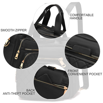 Multi-Pocket Waterproof Crossbody Bag Backpack