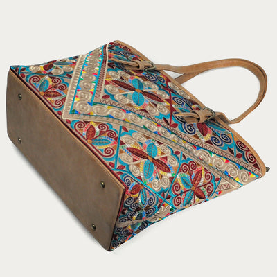 Tote Bag For Women Large Ethnic Style Pattern Printing Bag