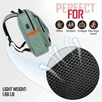 USB Charging Large Capacity School Backpack