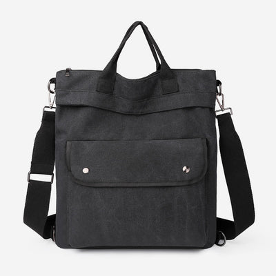 3-Way Use Large Capacity Canvas Backpack