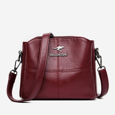 Purses and Handbags for Women Multi-Compartment PU Crossbody Bag Shoulder Bag