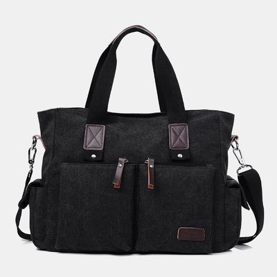 Laptop Tote Bag for Men Women Casual Canvas Work Handbag Purse