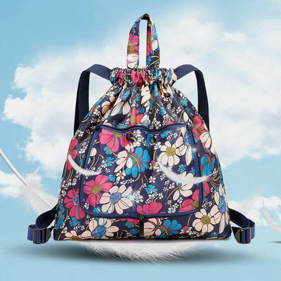 Multifunctional Foldable Backpack With Lanyard