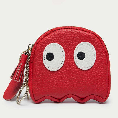Cute Coin Purse for Women Girls Genuine Leather Change Pouch Wallet