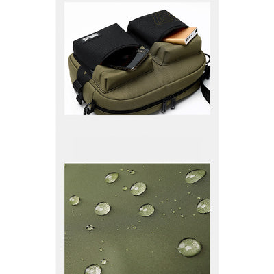 Messenger Bag for Men Streetwear Medium Satchel Bag for School Work