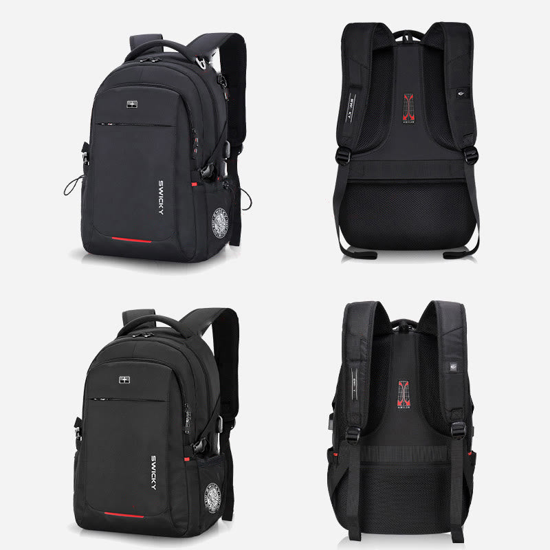 Classic Business Backpack For Men Large Travel Laptop Bag