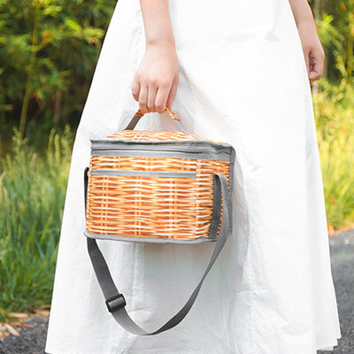 Cooler Bag For Travel Foldable Thicken Insulation Picnic Bag
