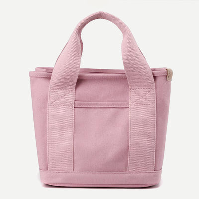 Multi-Pocket Handbag for Women Casual Canvas Tote Bag Daily Purse