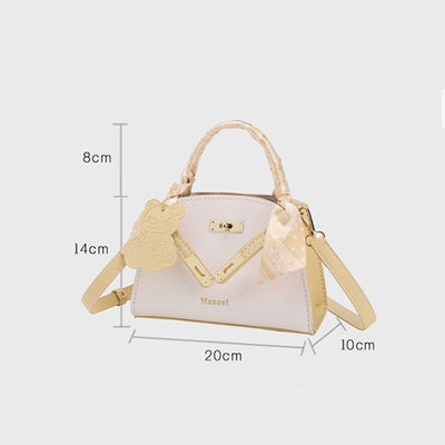 DIY Handbag For Women Retro With Silk Scarf Crossbody Bag