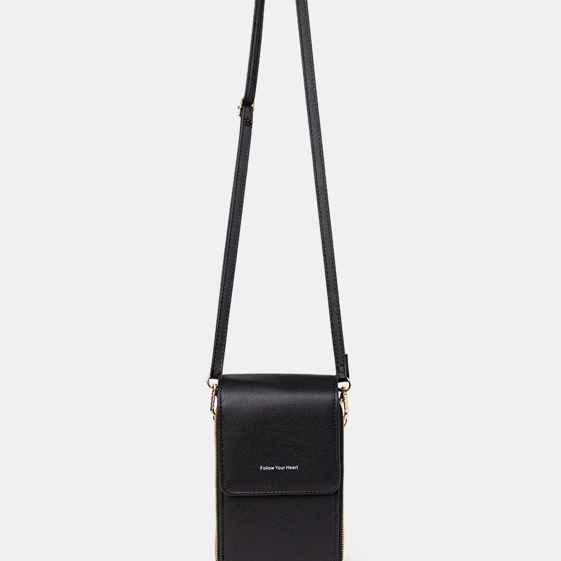 Multi-Compartment Phone Bag With Clear Window
