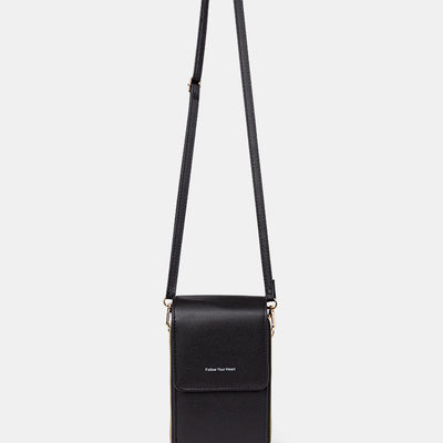 Multi-Compartment Phone Bag With Clear Window