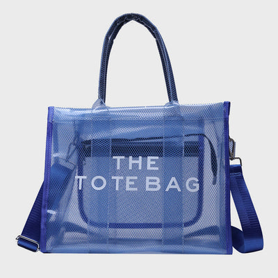 Tote Bag For Women Large Capacity Transparent PVC Crossbody Beach Bag