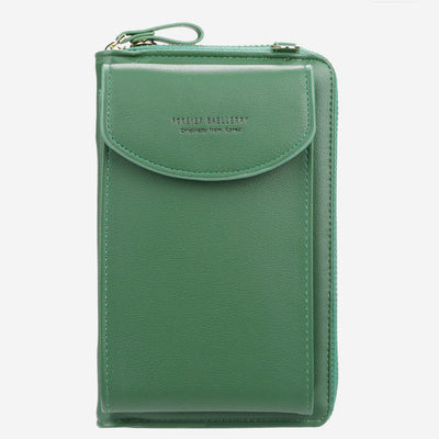 Large Capacity Elegant Long Crossbody Wallet With Phone Position