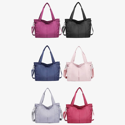 Tote for Women Large Capacity Multi-Pocket Nylon Work Shoulder Bag