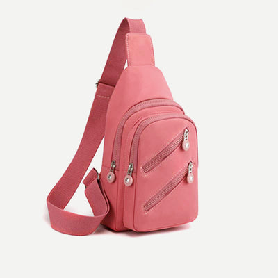 Sling Bag for Women Large Capacity Waterproof Casual Nylon Crossbody Bag