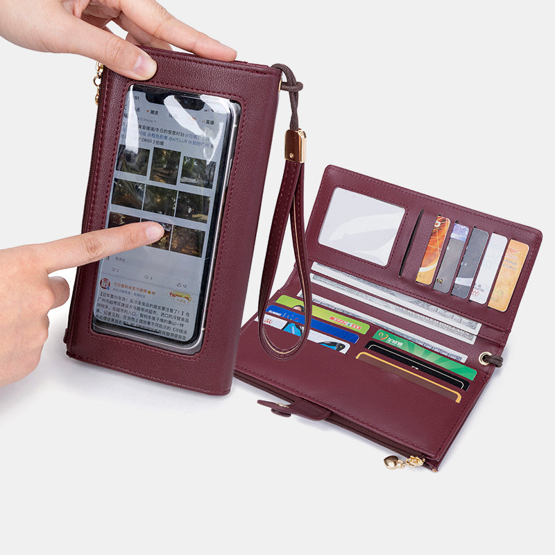 Touch Screen Large Capacity Mobile Phone Bag Purse