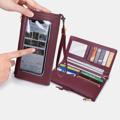 Touch Screen Large Capacity Mobile Phone Bag Purse